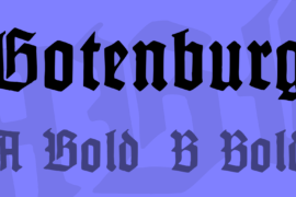 Gotenburg Font Family