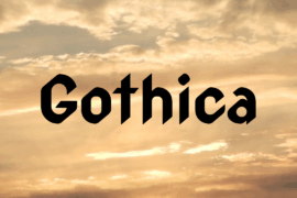 Gothica Font Family