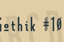 Gothik #108 Font