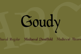 Goudy Font Family