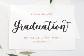 Graduation demo Font