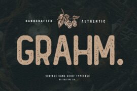 GRAHM Sans Rough Font