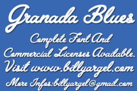 Granada Blues Personal Use Font