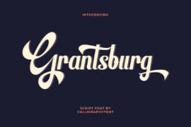 Grantsburg Demo Font