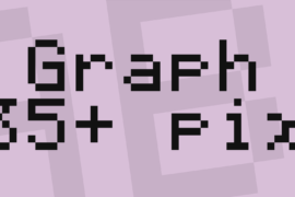 Graph 35+ pix Font
