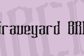 Graveyard BRK Font