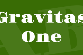Gravitas One Font