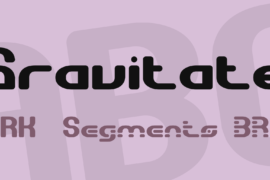 Gravitate Font Family