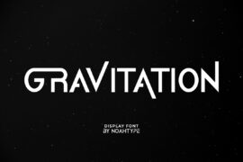 Gravitation Demo Font