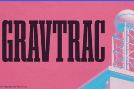 Gravtrac Font