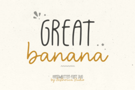 great banana Font Family