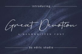 Great Devotion Demo Font