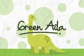 Green Aila Demo Font
