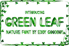 Green Leaf Font