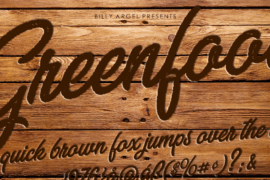 GREENFOOD PERSONAL USE Font