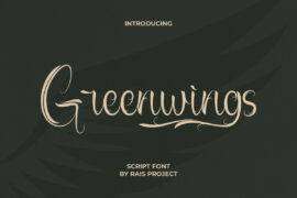 Greenwings Demo Font