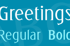 Greetings Font Family