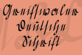 Greifswaler Deutsche Schrift Font