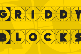 Griddy Blocks Font