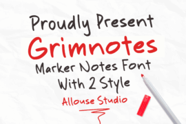 Grimnotes Demo Font Family