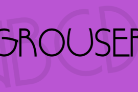 Grouser Font