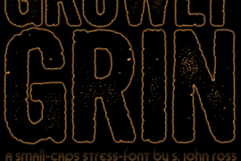 Growly Grin Font