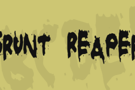 Grunt Reaper Font