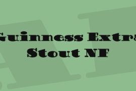 Guinness Extra Stout NF Font