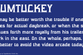 Gumtuckey Font