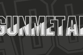 Gunmetal Font