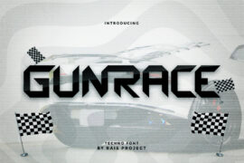 Gunrace Demo Font