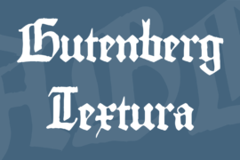 Gutenberg Textura Font