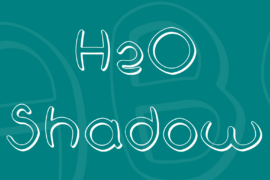 H2O Shadow Font