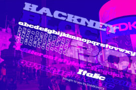 Hackney Block Font Family