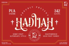 Hadijah Free Trial Font