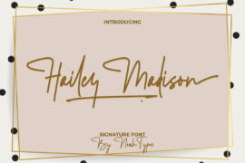 Hailey Madison Demo Font