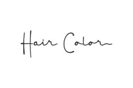 Hair Color Demo Font