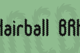 Hairball BRK Font