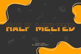 Half Melted Demo Font