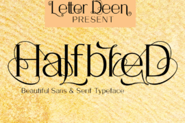 HalfbreD Font