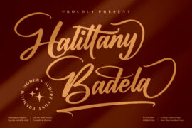 Halittany Badela Font Family