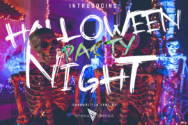 Halloween party demo Font