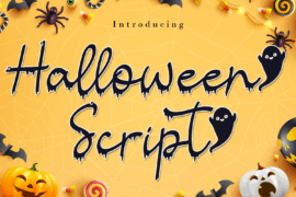 Halloween Script Font
