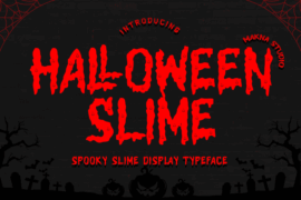 Halloween Slime (PERSONAL USE) Font