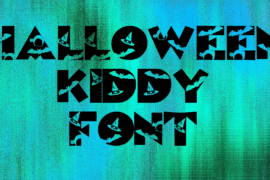 Halloween Kiddy Font Font