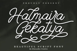 HALMAIRA GEKATYA DEMO Font