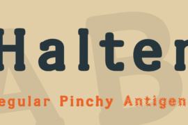 Halter Font Family