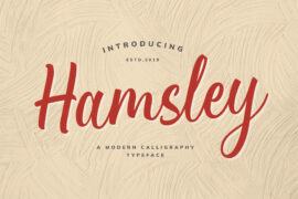 Hamsley Script Font