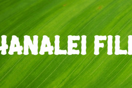 Hanalei Fill Font