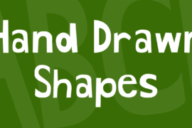 Hand Drawn Shapes Font